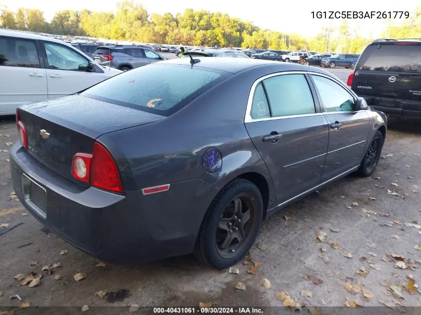 2010 Chevrolet Malibu Lt VIN: 1G1ZC5EB3AF261779 Lot: 40431061