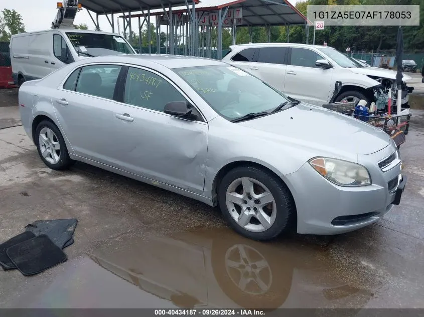 1G1ZA5E07AF178053 2010 Chevrolet Malibu Ls