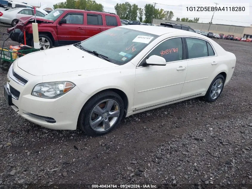 1G1ZD5EB9A4118280 2010 Chevrolet Malibu Lt