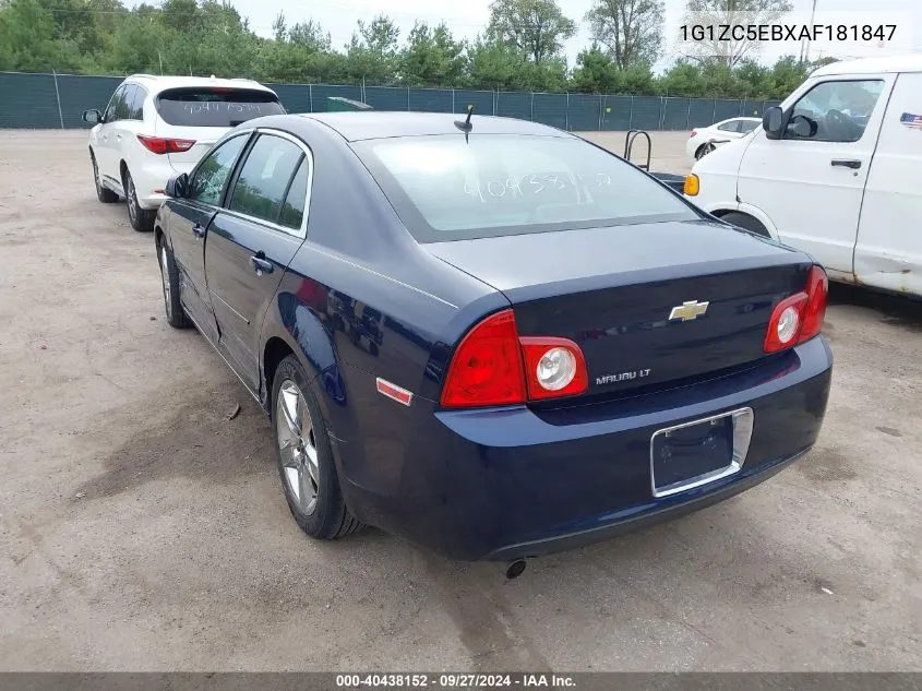 2010 Chevrolet Malibu Lt VIN: 1G1ZC5EBXAF181847 Lot: 40438152