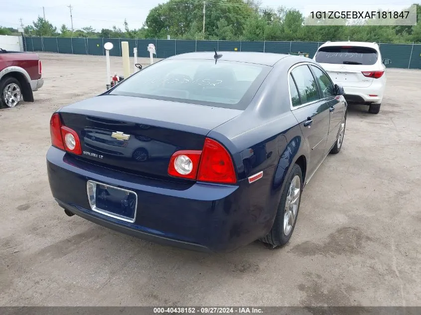 2010 Chevrolet Malibu Lt VIN: 1G1ZC5EBXAF181847 Lot: 40438152