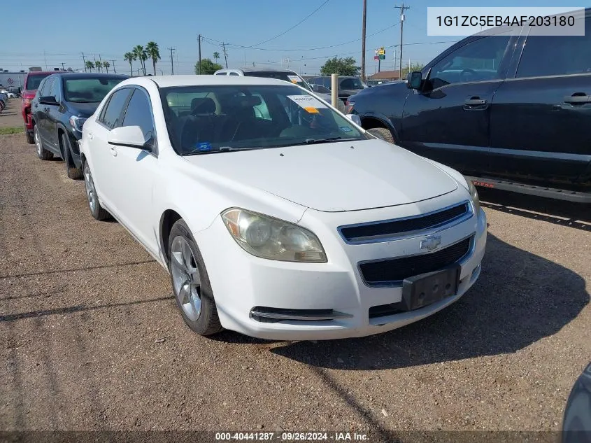 2010 Chevrolet Malibu 1Lt VIN: 1G1ZC5EB4AF203180 Lot: 40441287