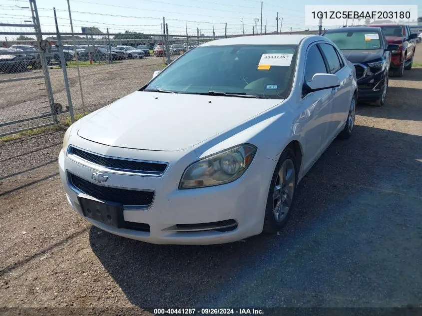 2010 Chevrolet Malibu 1Lt VIN: 1G1ZC5EB4AF203180 Lot: 40441287