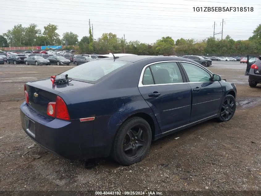 2010 Chevrolet Malibu Ls VIN: 1G1ZB5EB5AF318518 Lot: 40443192