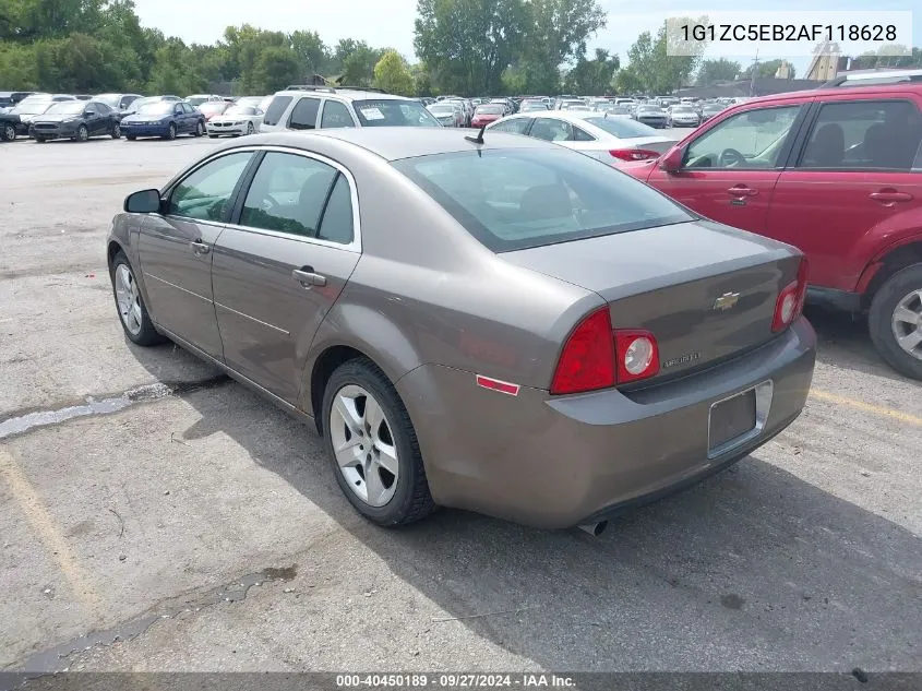 2010 Chevrolet Malibu Lt VIN: 1G1ZC5EB2AF118628 Lot: 40450189