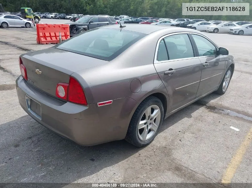 2010 Chevrolet Malibu Lt VIN: 1G1ZC5EB2AF118628 Lot: 40450189