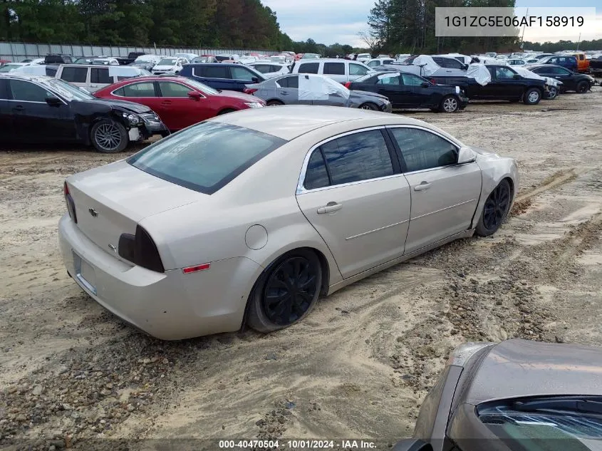 1G1ZC5E06AF158919 2010 Chevrolet Malibu Lt