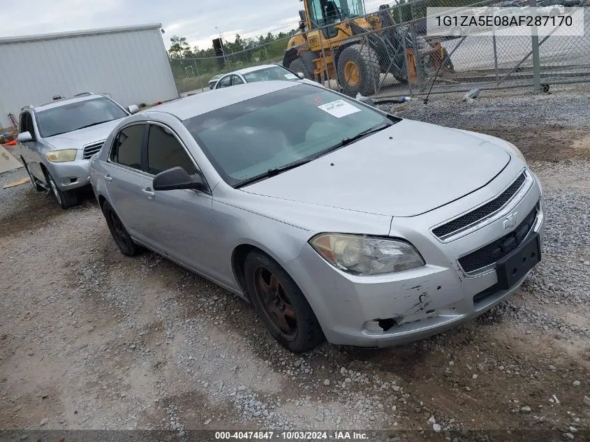 2010 Chevrolet Malibu Ls VIN: 1G1ZA5E08AF287170 Lot: 40474847