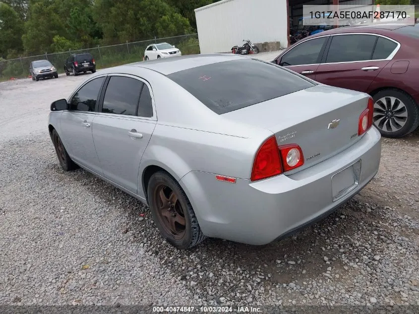 2010 Chevrolet Malibu Ls VIN: 1G1ZA5E08AF287170 Lot: 40474847