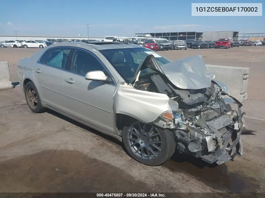 2010 Chevrolet Malibu Lt VIN: 1G1ZC5EB0AF170002 Lot: 40475807