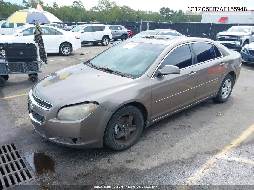 2010 Chevrolet Malibu Lt VIN: 1G1ZC5EB7AF155948 Lot: 40488529