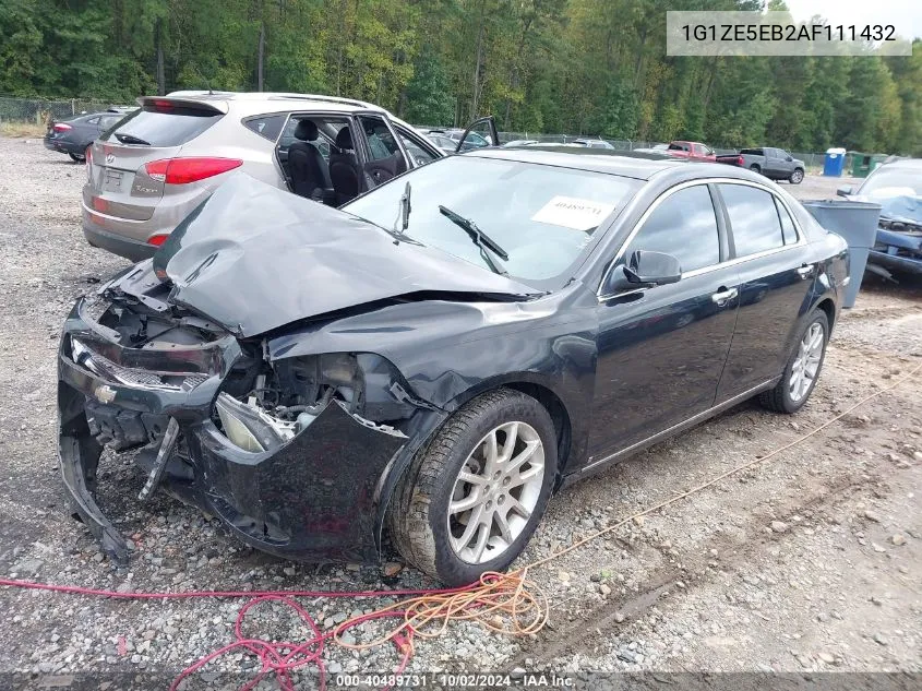 2010 Chevrolet Malibu Ltz VIN: 1G1ZE5EB2AF111432 Lot: 40489731