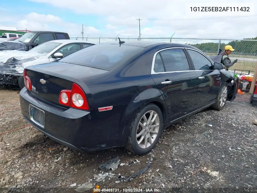 2010 Chevrolet Malibu Ltz VIN: 1G1ZE5EB2AF111432 Lot: 40489731