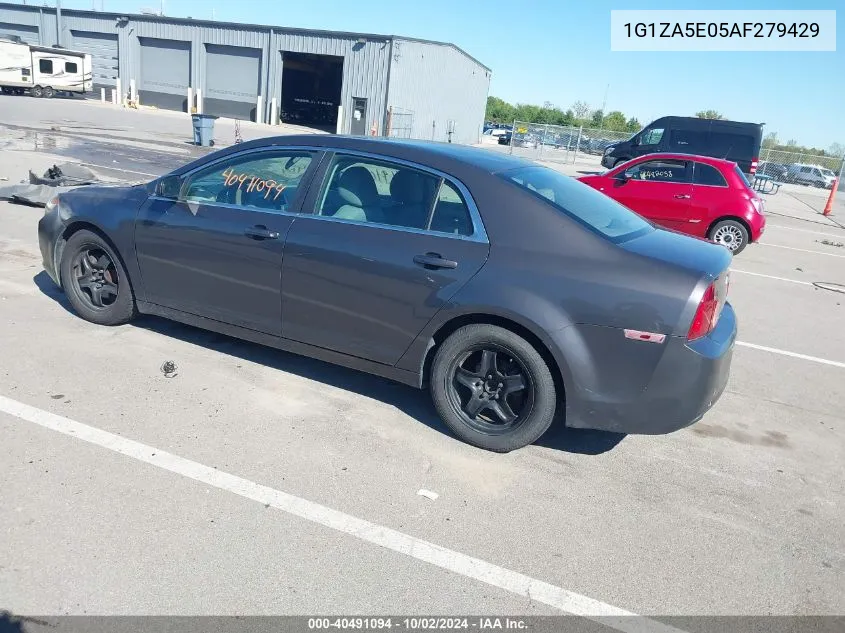 2010 Chevrolet Malibu Ls VIN: 1G1ZA5E05AF279429 Lot: 40491094