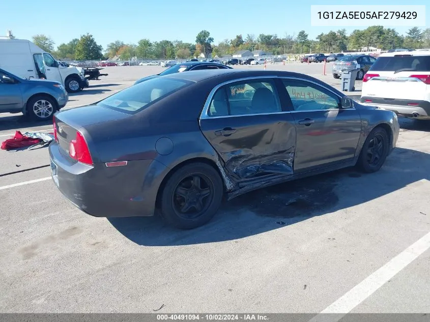 2010 Chevrolet Malibu Ls VIN: 1G1ZA5E05AF279429 Lot: 40491094