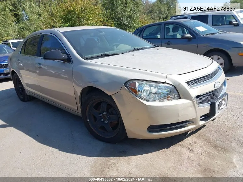 2010 Chevrolet Malibu Ls VIN: 1G1ZA5E04AF278837 Lot: 40495062