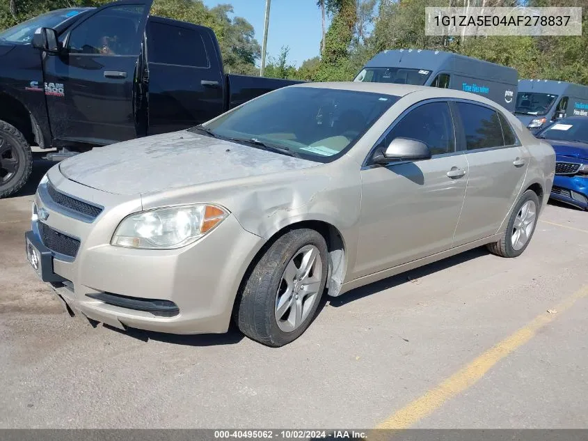 2010 Chevrolet Malibu Ls VIN: 1G1ZA5E04AF278837 Lot: 40495062