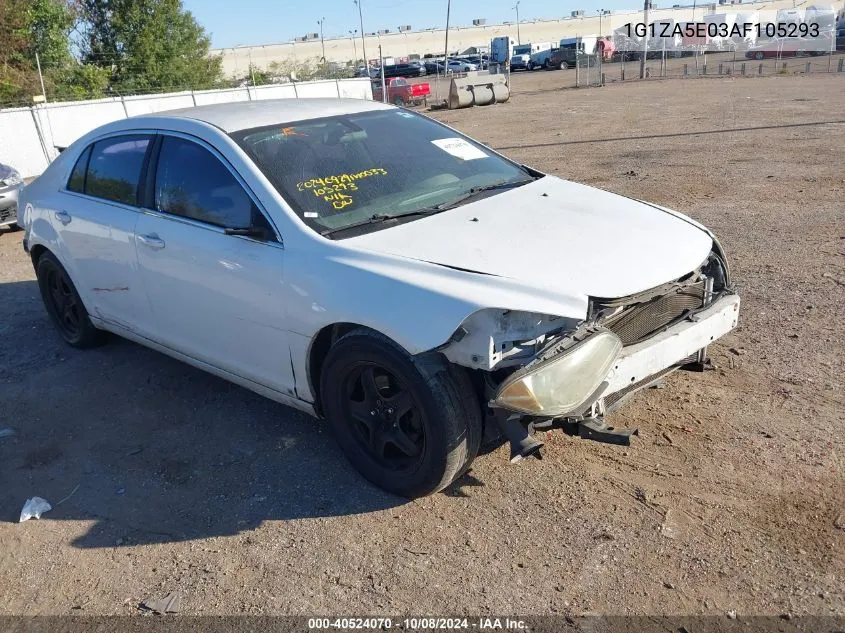 2010 Chevrolet Malibu Ls VIN: 1G1ZA5E03AF105293 Lot: 40524070