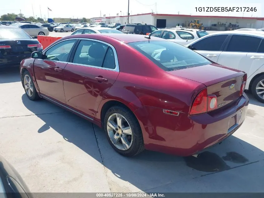 2010 Chevrolet Malibu Lt W/2Lt VIN: 1G1ZD5EB5AF217246 Lot: 40527225