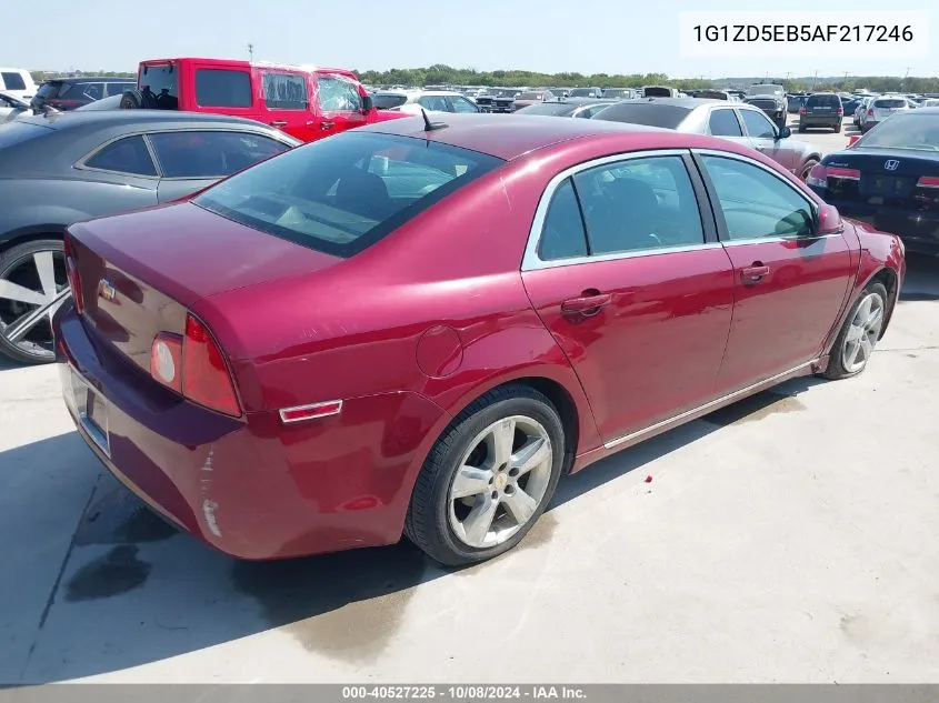 2010 Chevrolet Malibu Lt W/2Lt VIN: 1G1ZD5EB5AF217246 Lot: 40527225