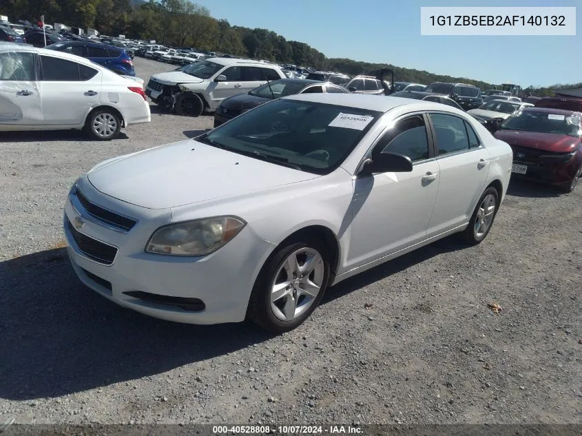 2010 Chevrolet Malibu Ls VIN: 1G1ZB5EB2AF140132 Lot: 40528808