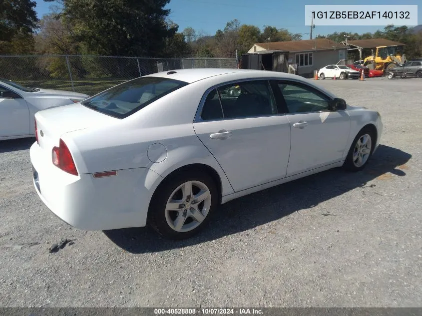 2010 Chevrolet Malibu Ls VIN: 1G1ZB5EB2AF140132 Lot: 40528808