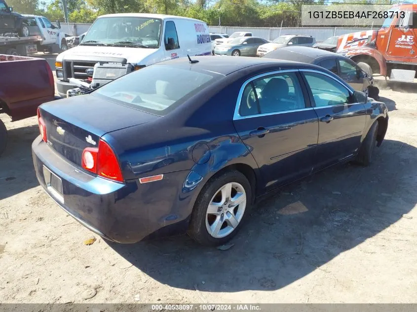 2010 Chevrolet Malibu Ls VIN: 1G1ZB5EB4AF268713 Lot: 40538097