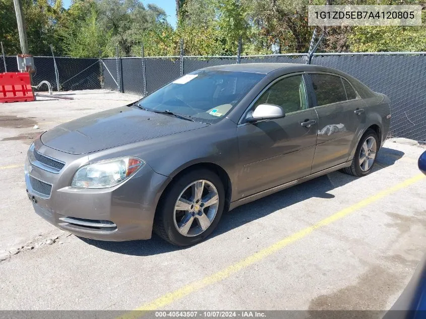 2010 Chevrolet Malibu Lt VIN: 1G1ZD5EB7A4120805 Lot: 40543507