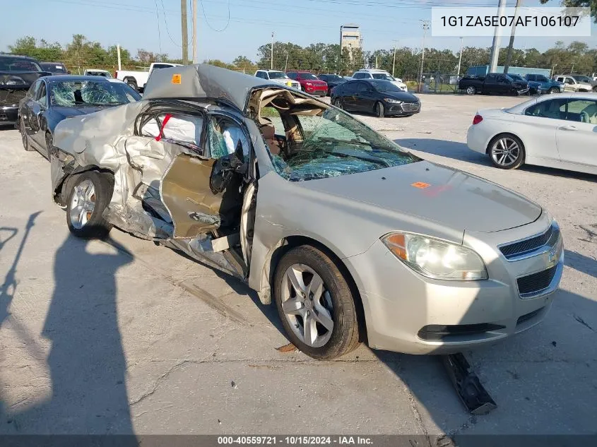 2010 Chevrolet Malibu Ls VIN: 1G1ZA5E07AF106107 Lot: 40559721