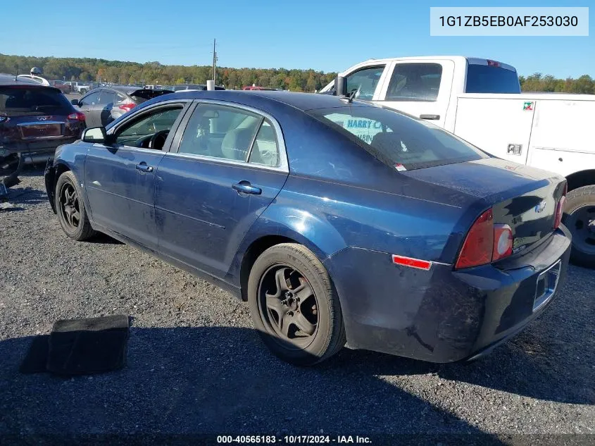 2010 Chevrolet Malibu Ls VIN: 1G1ZB5EB0AF253030 Lot: 40565183