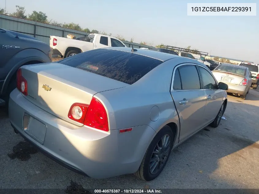 1G1ZC5EB4AF229391 2010 Chevrolet Malibu Lt