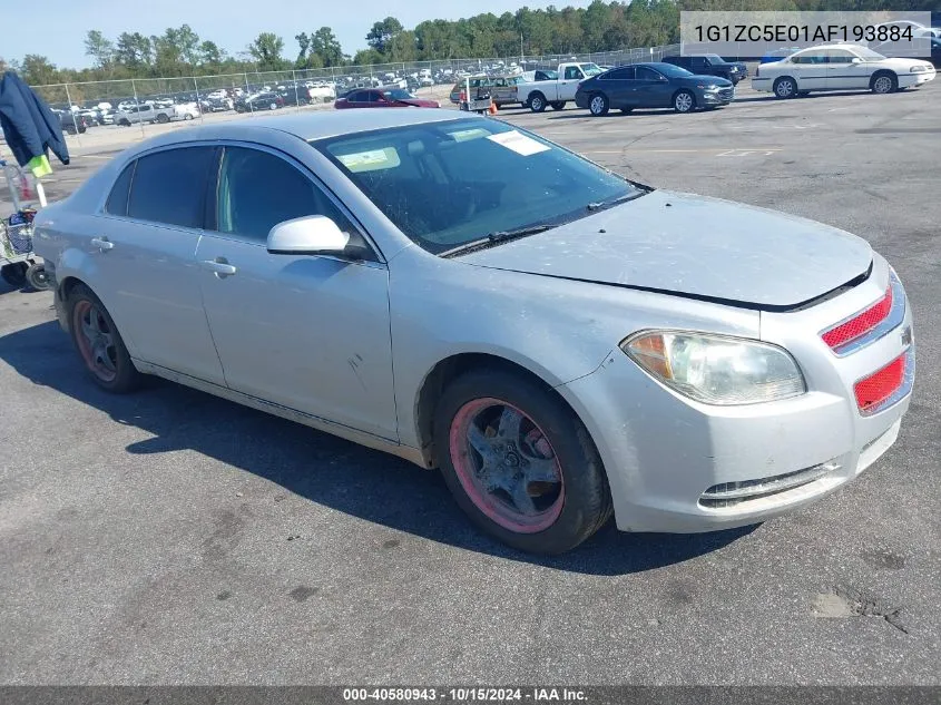 2010 Chevrolet Malibu Lt VIN: 1G1ZC5E01AF193884 Lot: 40580943