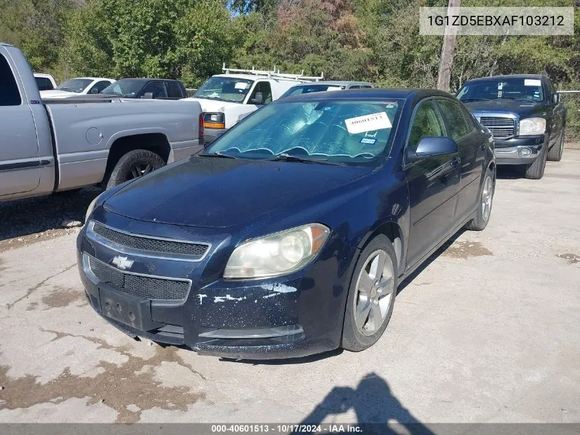 2010 Chevrolet Malibu Lt VIN: 1G1ZD5EBXAF103212 Lot: 40601513