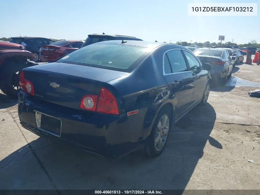 2010 Chevrolet Malibu Lt VIN: 1G1ZD5EBXAF103212 Lot: 40601513