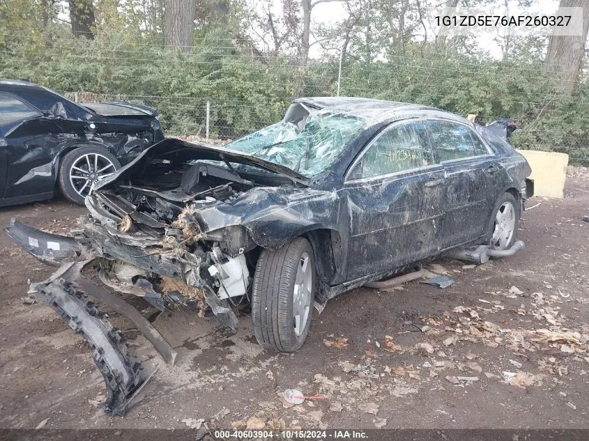 1G1ZD5E76AF260327 2010 Chevrolet Malibu Lt