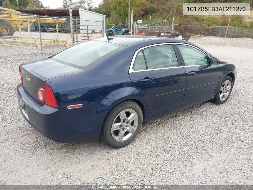 2010 Chevrolet Malibu Ls VIN: 1G1ZB5EB3AF211273 Lot: 40608686