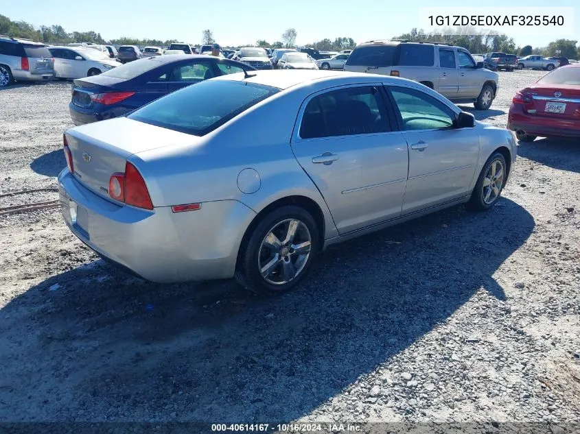 2010 Chevrolet Malibu Lt VIN: 1G1ZD5E0XAF325540 Lot: 40614167