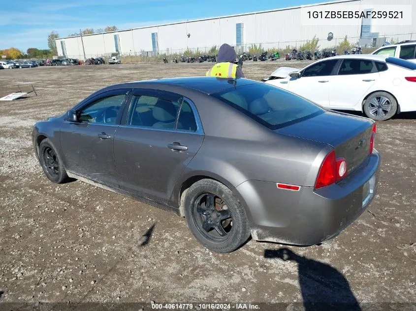 2010 Chevrolet Malibu Ls VIN: 1G1ZB5EB5AF259521 Lot: 40614779