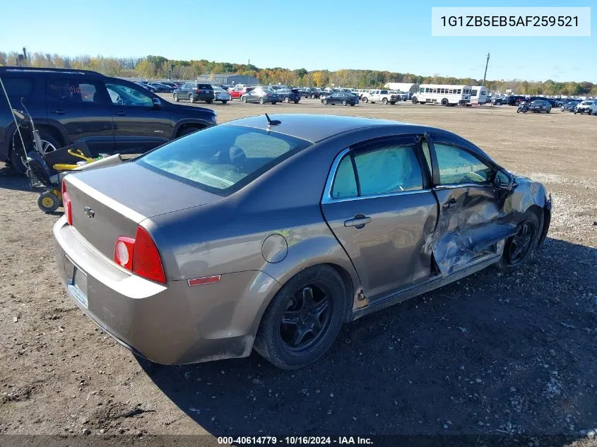 2010 Chevrolet Malibu Ls VIN: 1G1ZB5EB5AF259521 Lot: 40614779