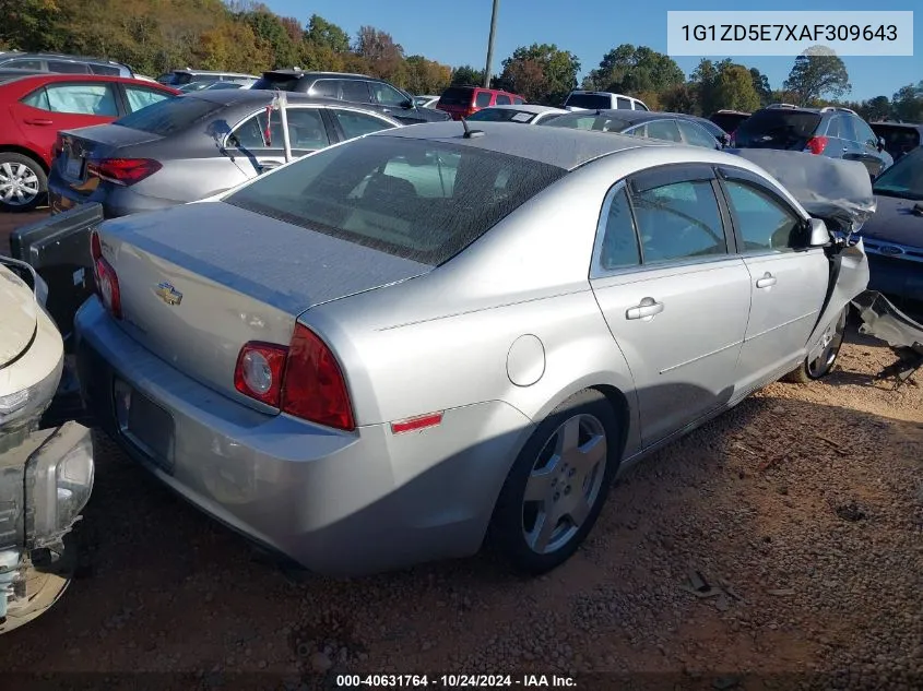 2010 Chevrolet Malibu 2Lt VIN: 1G1ZD5E7XAF309643 Lot: 40631764