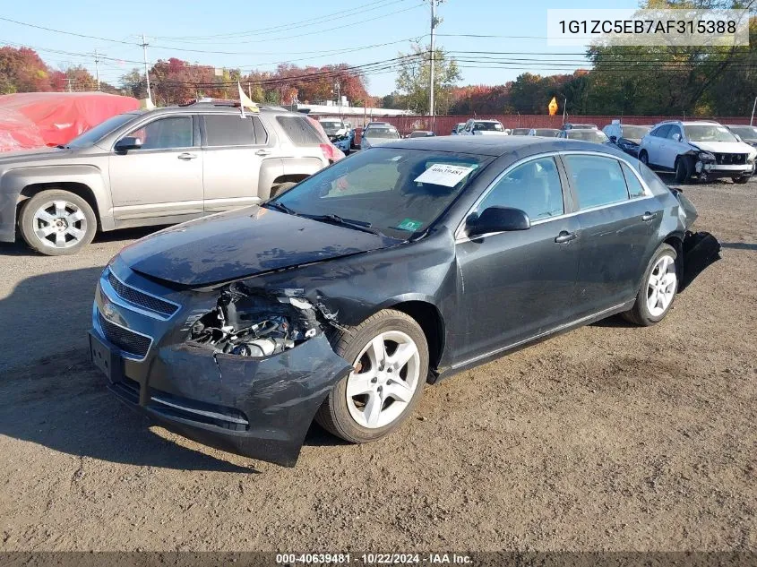 2010 Chevrolet Malibu Lt VIN: 1G1ZC5EB7AF315388 Lot: 40639481