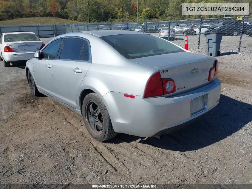 2010 Chevrolet Malibu Lt VIN: 1G1ZC5E02AF254384 Lot: 40639934