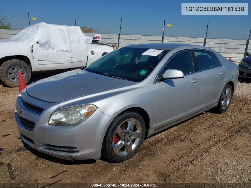 2010 Chevrolet Malibu Lt VIN: 1G1ZC5EB8AF181538 Lot: 40658746