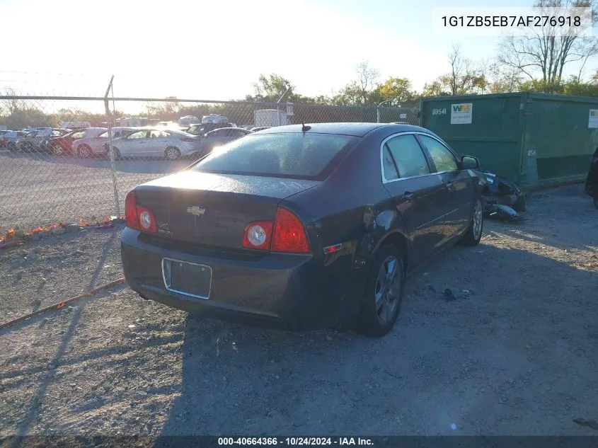 2010 Chevrolet Malibu Ls VIN: 1G1ZB5EB7AF276918 Lot: 40664366