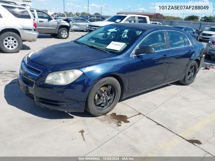 2010 Chevrolet Malibu Ls VIN: 1G1ZA5E07AF288049 Lot: 40686943