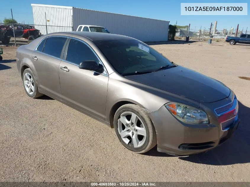 2010 Chevrolet Malibu Ls VIN: 1G1ZA5E09AF187000 Lot: 40693583