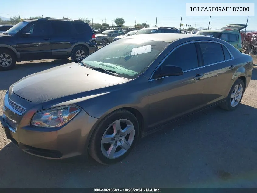 2010 Chevrolet Malibu Ls VIN: 1G1ZA5E09AF187000 Lot: 40693583