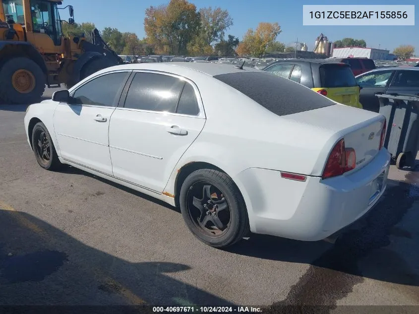 2010 Chevrolet Malibu Lt VIN: 1G1ZC5EB2AF155856 Lot: 40697671