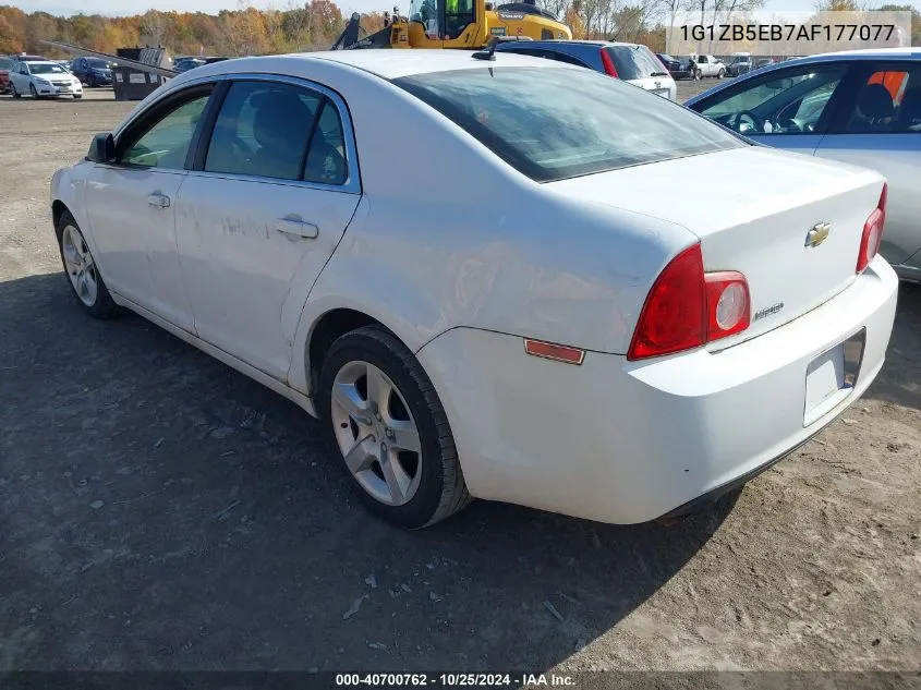 2010 Chevrolet Malibu Ls VIN: 1G1ZB5EB7AF177077 Lot: 40700762