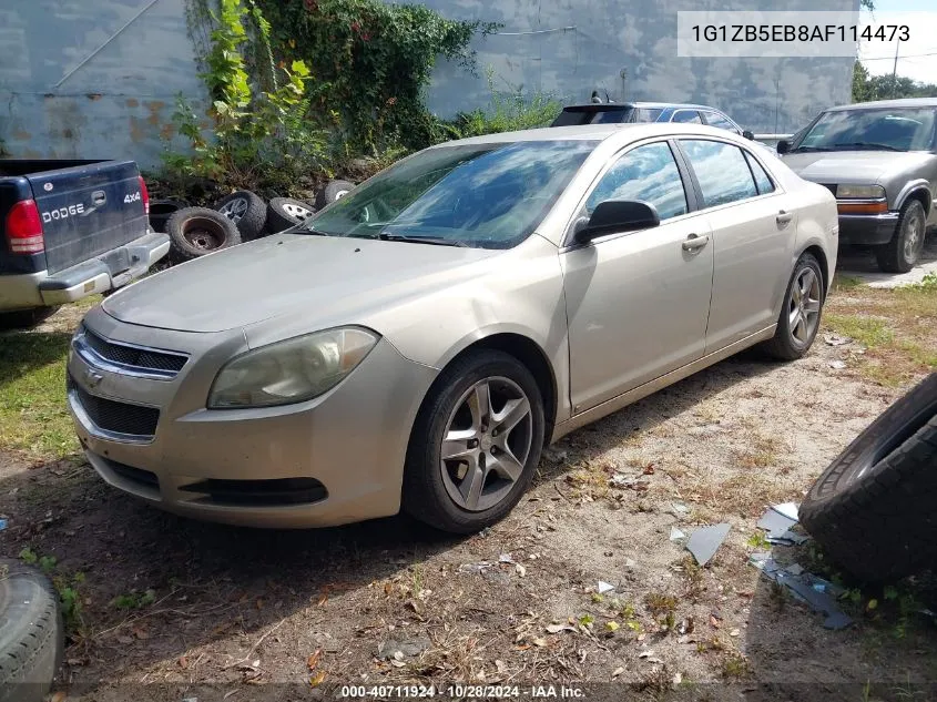 2010 Chevrolet Malibu Ls VIN: 1G1ZB5EB8AF114473 Lot: 40711924